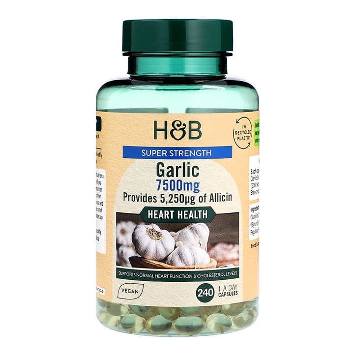 Holland & Barrett Super Strength Garlic 7500mg 240 Capsules